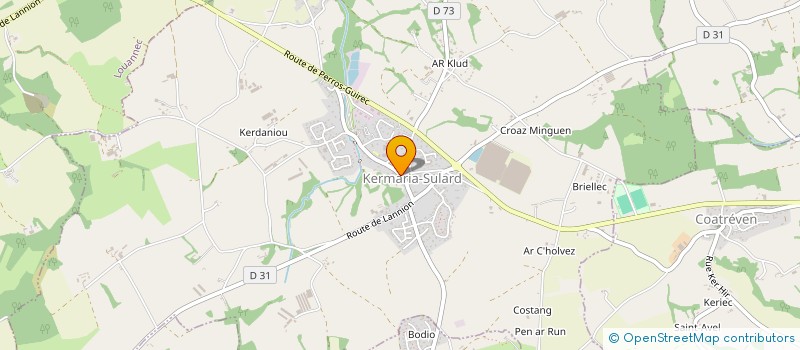 localisation de l'entreprise LES PAS TRISTES  LA ROCHE-JAUDY