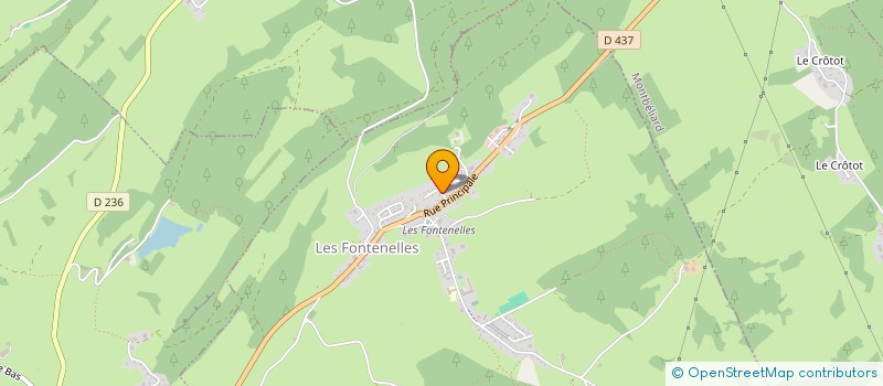 localisation de l'entreprise LES PASCALINES 1  LES FONTENELLES