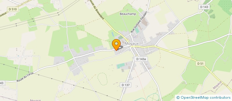 localisation de l'entreprise LES PASCO  MOYAUX