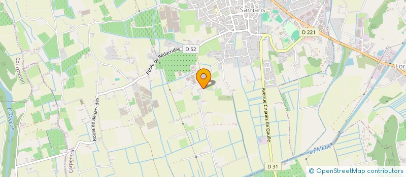 localisation de l'entreprise LES PASQUIERS  SARRIANS