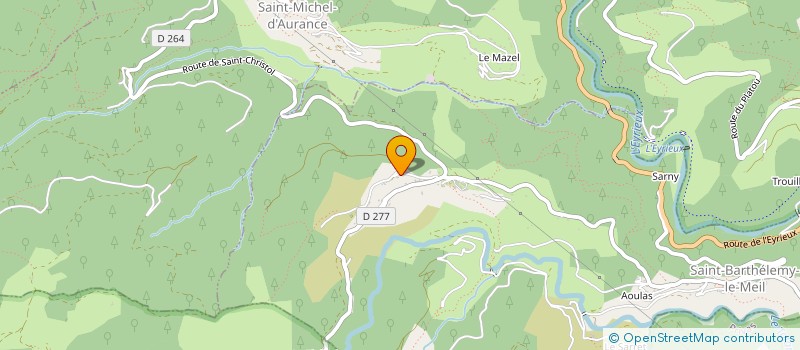 localisation de l'entreprise LES PASS PARTOUT DE BURIANNE  SAINT-BARTHELEMY-LE-MEIL