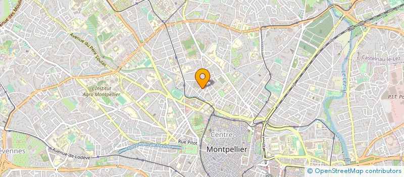 localisation de l'entreprise LES PASSAGERS DE L'ART LE CENTRE à MONTPELLIER