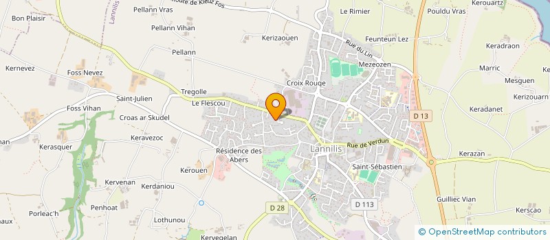 localisation de l'entreprise LES PASSAGERS DU VENT SXM  LANNILIS