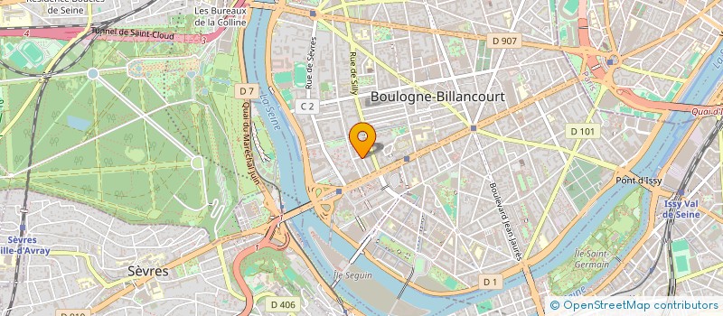 localisation de l'entreprise LES PASSERAILES DE ROSA à BOULOGNE-BILLANCOURT