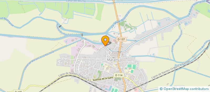 localisation de l'entreprise LES PASSEURS  MARANS
