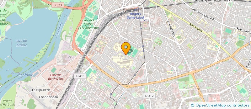 localisation de l'entreprise LES PASSEURS DE L'IMPALPABLE à ANGERS