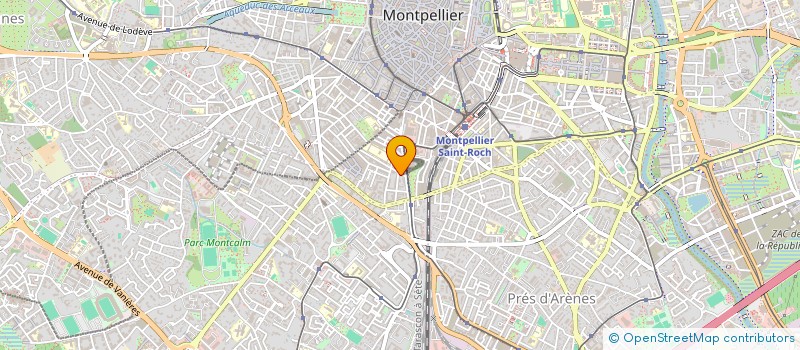 localisation de l'entreprise LES PASSEURS DE MOTS à MONTPELLIER