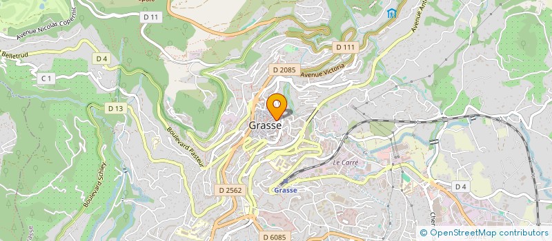 localisation de l'entreprise LES PASSIFLORES  GRASSE