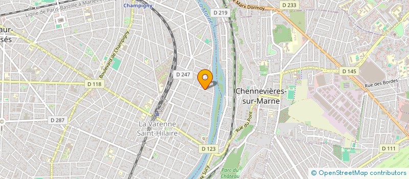 localisation de l'entreprise LES PASSIFLORINES à SAINT-MAUR-DES-FOSSES