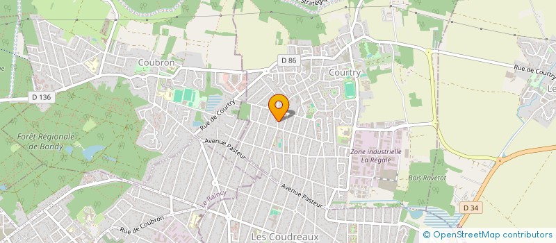 localisation de l'entreprise LES PASSIONNES à COURTRY