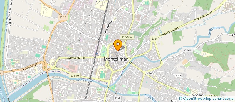 localisation de l'entreprise LES PASSIONNES à MONTELIMAR