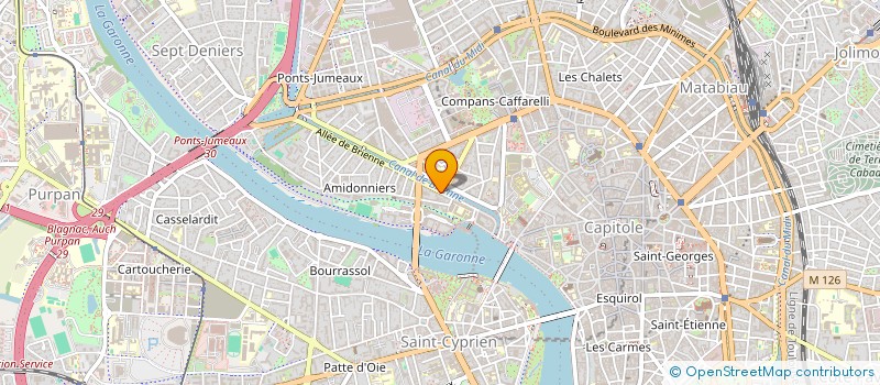 localisation de l'entreprise LES PASSIONNES à TOULOUSE
