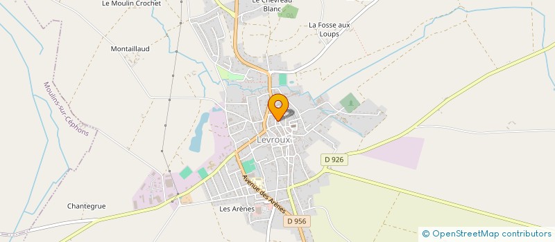 localisation de l'entreprise LES PASSIONNES DE L'HISTOIRE POSTALE à LEVROUX