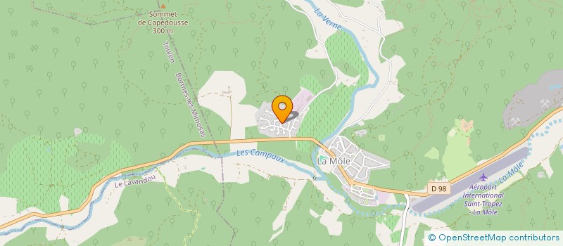 localisation de l'entreprise LES PASTO  LA MOLE