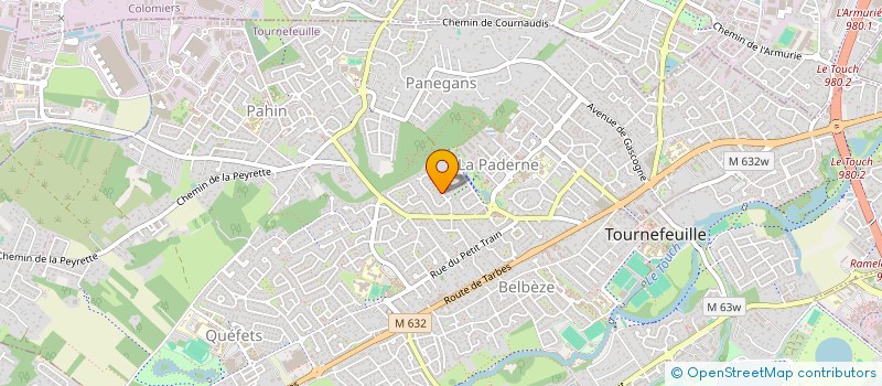 localisation de l'entreprise LES PASTOLS  TOURNEFEUILLE