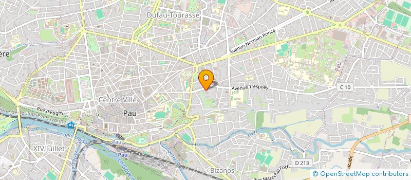 localisation de l'entreprise LES PASTOUREAUX DES PYRENEES à PAU