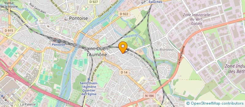 localisation de l'entreprise LES PASTOURELLES  SAINT-OUEN-L'AUMONE