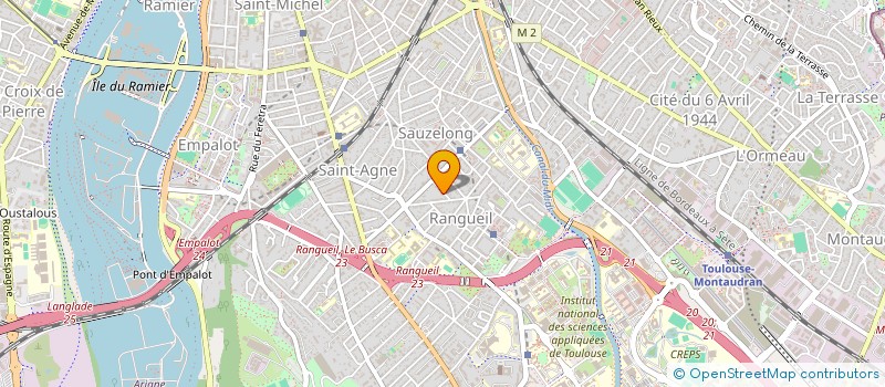 localisation de l'entreprise LES PASTOURETS à TOULOUSE