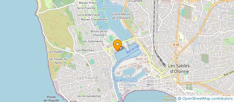 localisation de l'entreprise LES PATAGOS à LES SABLES D'OLONNE