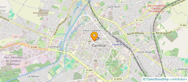localisation de l'entreprise LES PATAPONS  CAMBRAI