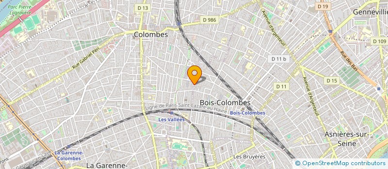 localisation de l'entreprise LES PATATES BRAVES à BOIS-COLOMBES