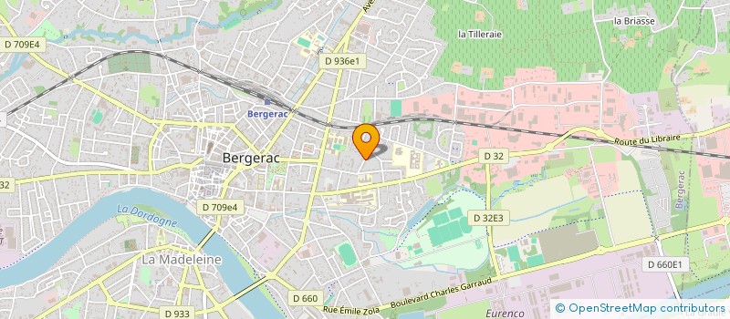 localisation de l'entreprise LES PATINEURS BERGERACOIS à BERGERAC