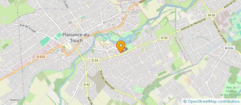 localisation de l'entreprise LES PATINEURS DE TOURNEFEUILLE  PLAISANCE-DU-TOUCH