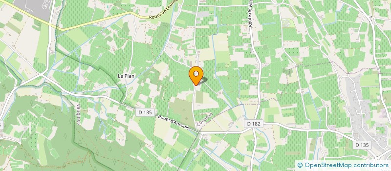 localisation de l'entreprise LES PATINS  CUCURON