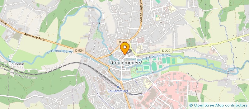 localisation de l'entreprise LES PATIS'SOEURS à COULOMMIERS