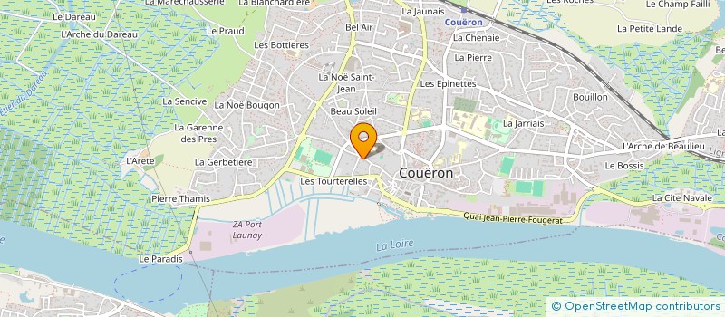 localisation de l'entreprise LES PATISSERIES DE CAMILLE à COUERON