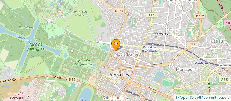 localisation de l'entreprise LES PATISSERIES DU ROY  VERSAILLES