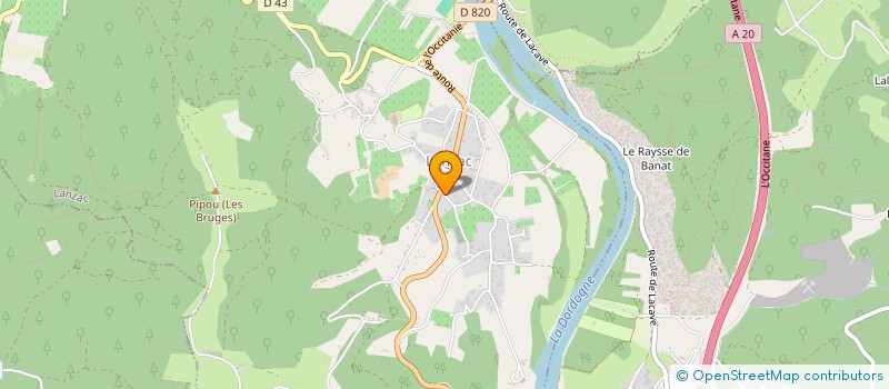 localisation de l'entreprise LES PATOTS  LANZAC