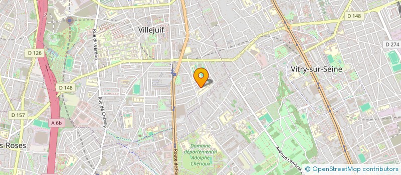 localisation de l'entreprise LES PATRIOTES VERT JAUNE BLEU à VILLEJUIF