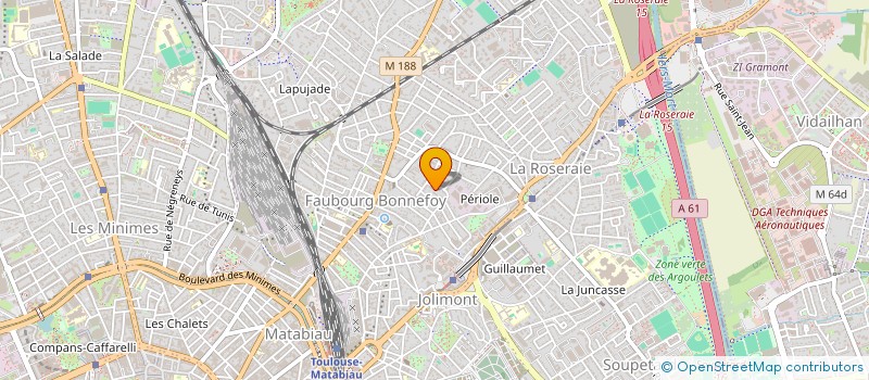 localisation de l'entreprise LES PATRONNES UPCYCLING à TOULOUSE