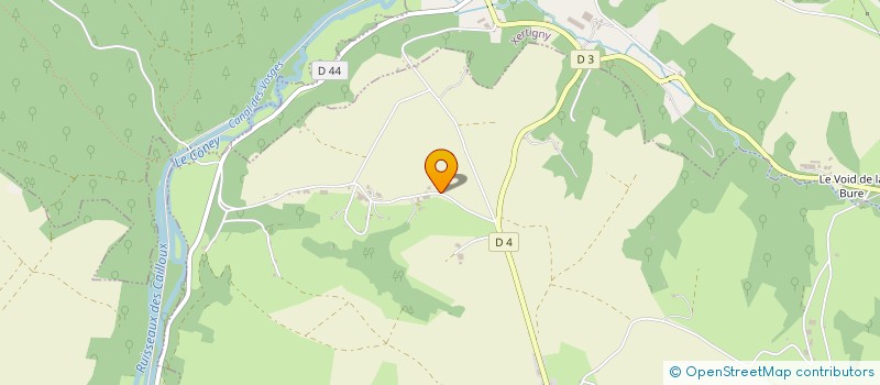 localisation de l'entreprise LES PATTES DANS L'HERBE  LA CHAPELLE-AUX-BOIS