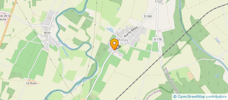 localisation de l'entreprise LES PATUREAUX  SAINT-JUST-SUR-DIVE