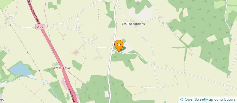 localisation de l'entreprise LES PATUREAUX à NEUVY SUR LOIRE