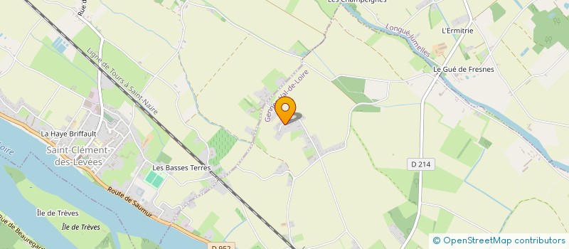 localisation de l'entreprise LES PATURES DE ROCHEFORT à GENNES-VAL-DE-LOIRE