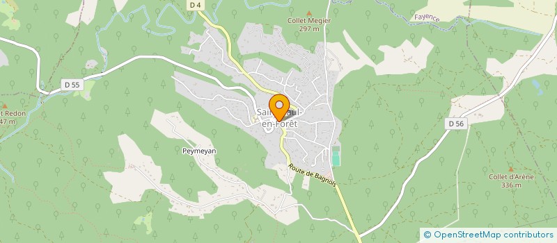 localisation de l'entreprise LES PAUL'ISSONS à SAINT-PAUL-EN-FORET