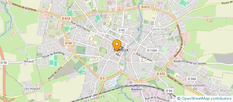 localisation de l'entreprise LES PAULETTE à BAYEUX