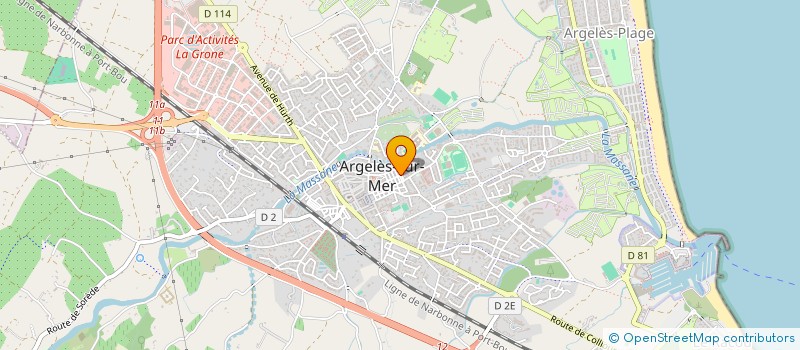 localisation de l'entreprise LES PAULETTES  ARGELES-SUR-MER