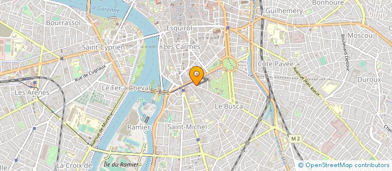 localisation de l'entreprise LES PAULETTES ET LEUR BRAS DROIT à TOULOUSE