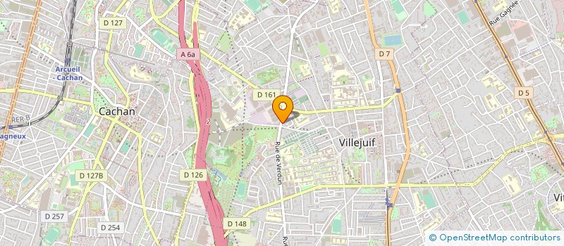 localisation de l'entreprise LES PAVEURS DE MONTROUGE  VILLEJUIF