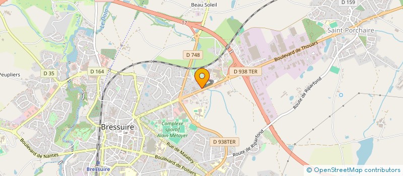 localisation de l'entreprise LES PAVILLONS DU BOCAGE à BRESSUIRE