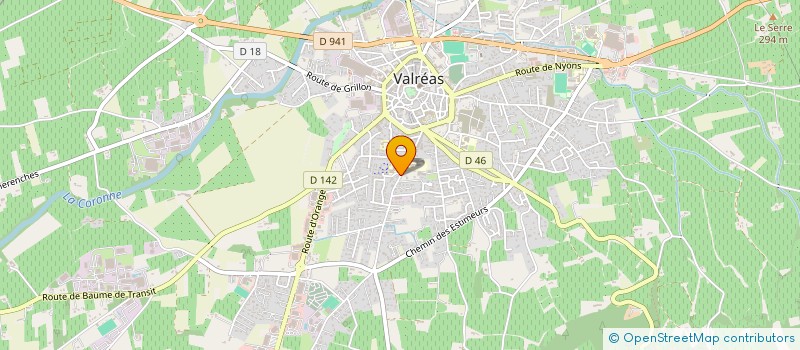 localisation de l'entreprise LES PAVILLONS DU SOLEIL à VALREAS
