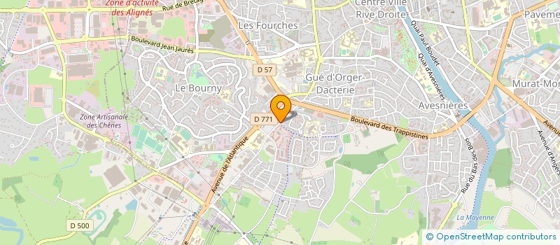 localisation de l'entreprise LES PAVILLONS KIT TRADI PLUS à LAVAL