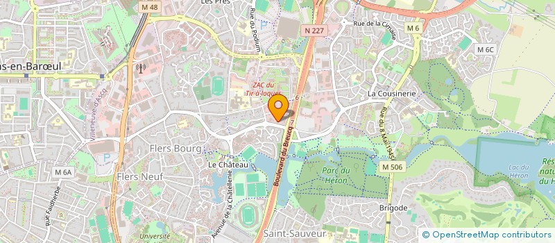 localisation de l'entreprise LES PAVILLONS SOUS BOIS - JAURES - IDF à VILLENEUVE-D'ASCQ