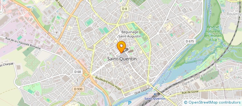 localisation de l'entreprise LES PAYEN à SAINT-QUENTIN