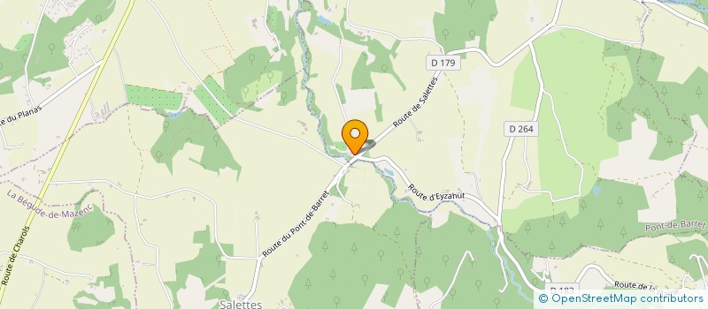 localisation de l'entreprise LES PAYOTS - P2B  MONTELIMAR