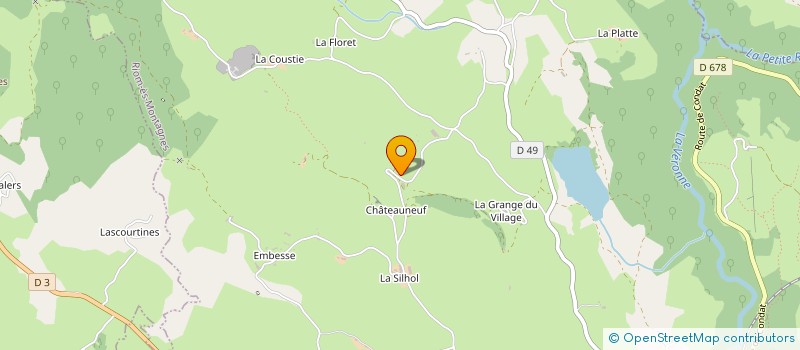 localisation de l'entreprise LES PAYSACTIVES à RIOM-ES-MONTAGNES